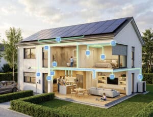 ABB zeigt mit ‚Busch-free@home‘ von Busch-Jaeger die intelligente Vernetzung und Steuerung von Licht, Beschattung, Raumklima und Energie im eigenen Haus.