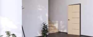 Das Türmodell Lotos ist als Innentür in moderner Holzoptik erhältlich und kann auch als Feuerschutztür ausgeführt werden.